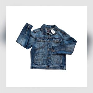 GIRLS’S/KIDS DENIM JEAN JACKET / NWT / SIZE LARGE